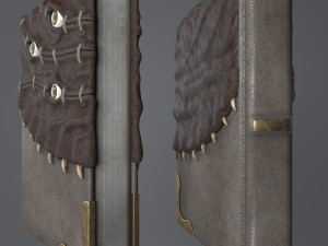 Leather book 3D 模型
