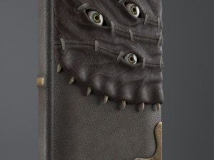 Leather book 3D Model