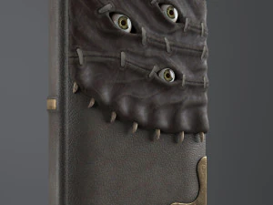 Leather book 3D Model