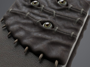 Leather book 3D Model