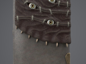 Leather book 3D Model