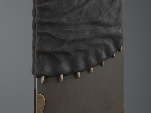 Leather book 3D Model