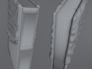 Leather book 3D Model