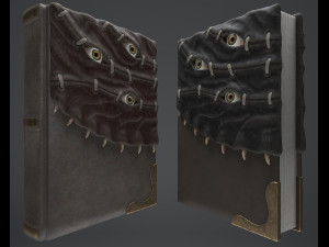 Leather book 3D Model