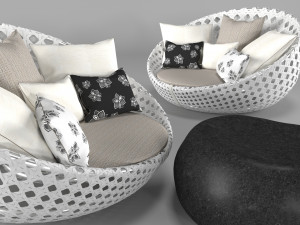 Garden chair 3D Model