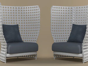 Sedia da giardino Modello 3D