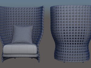 Garden chair 3D Модель