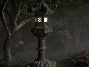 Pagoda Lantern Modelo 3D