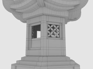 Pagoda Lantern 3D Model