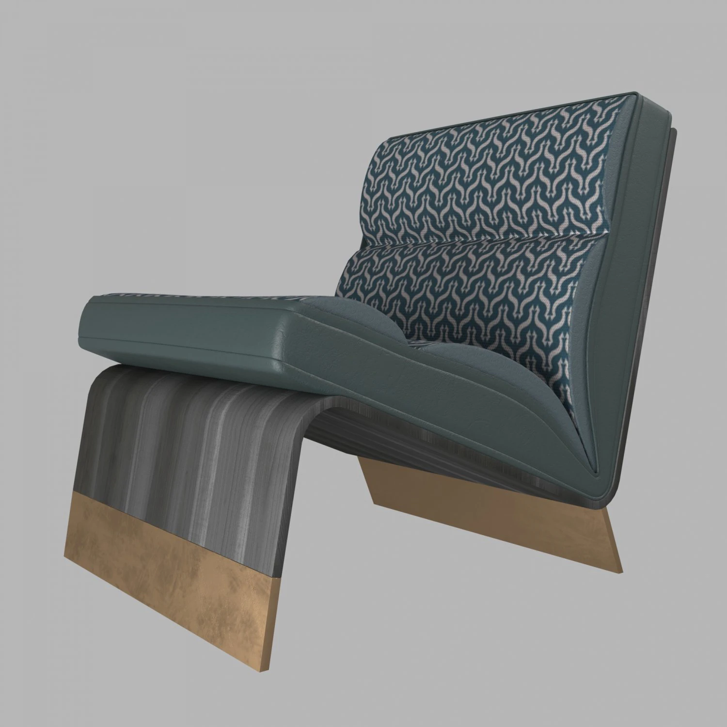 Armchair 3D Model .c4d .max .obj .3ds .fbx .stl .blend 