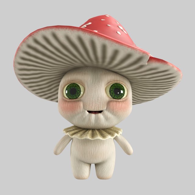 Mushroom Modèle 3D .c4d .max .obj .3ds .fbx .stl .blend 