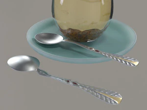 Lemon dessert 3D Model