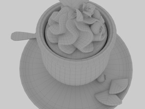 Lemon dessert 3Dモデル