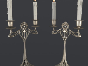 Two-arm candelabra 3Dモデル