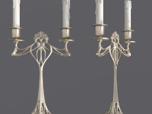 Two-arm candelabra 3Dモデル
