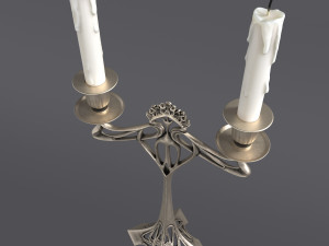 Two-arm candelabra 3Dモデル