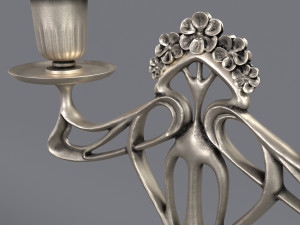 Two-arm candelabra 3Dモデル