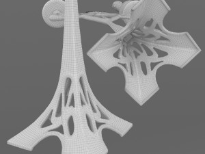Two-arm candelabra 3Dモデル