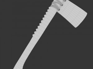 Ancient Bone Ax 3D Модель