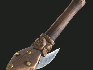 Ancient hatchet Modello 3D