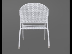Wicker furniture set 3D Model