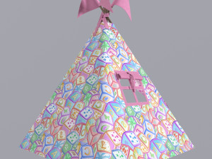 Childrens tent wigwam 3D-Modell