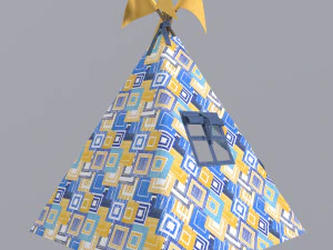 Childrens tent wigwam 3D Model