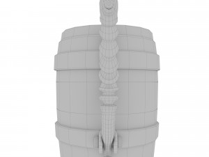 Wooden beer mug 3Dモデル