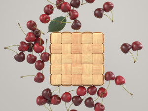 Cherry basket Modelo 3D