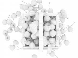 Cherry basket Modelo 3D
