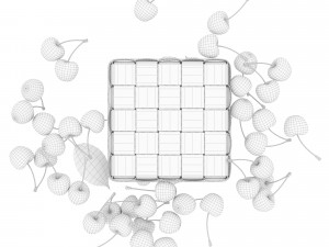 Cherry basket Modelo 3D