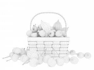 Cherry basket Modelo 3D