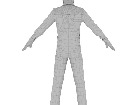 Scarecrow reaper with scythe 3D Model