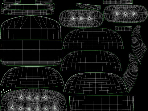 Santas sleigh 3Dモデル