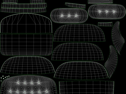 trineo de santa Modelo 3D