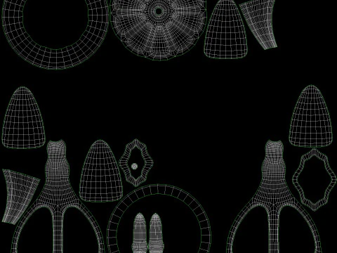 trineo de santa Modelo 3D