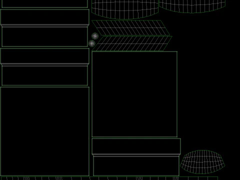 trineo de santa Modelo 3D