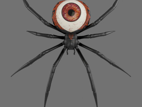 Spider Black Widow 3D Model
