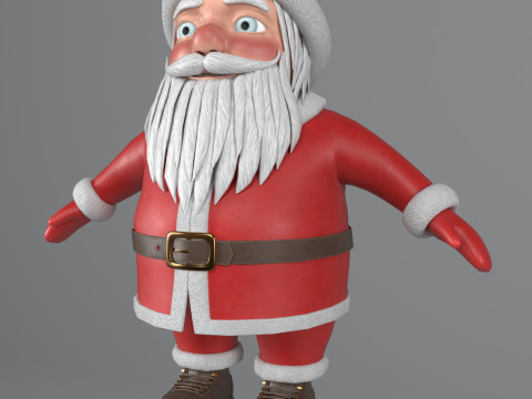 Santa Claus figure Modelo 3D