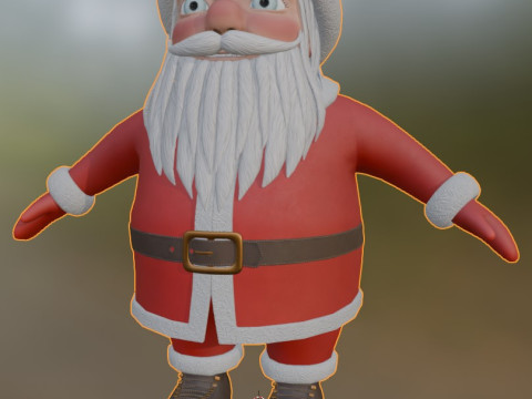 Santa Claus figure Modelo 3D