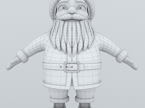 Santa Claus figure Modelo 3D