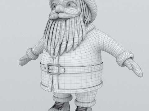 Santa Claus figure Modelo 3D