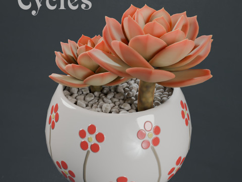 Flower in a pot Modelo 3D