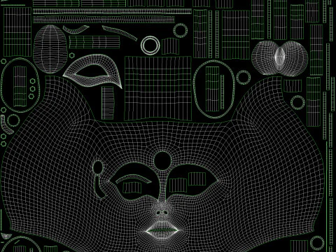 Robot woman 3D Model