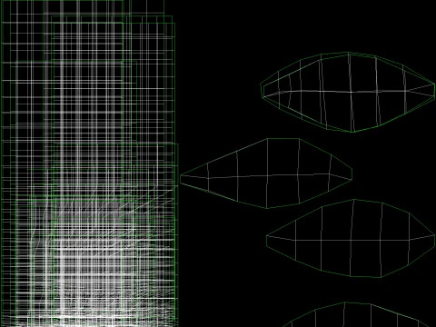 Four types of pepper bushes 3D Model
