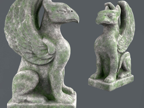 Statue of the Griffin 3D Модель