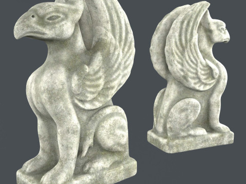 Statue of the Griffin 3D Модель