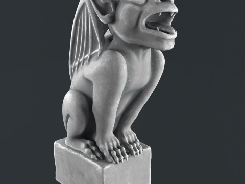 Gargoyle sculpture 3D Model