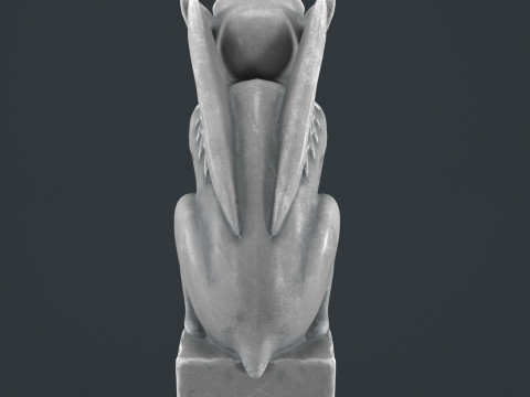Gargoyle sculpture Model 3D