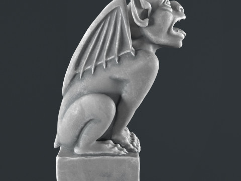Gargoyle sculpture Model 3D